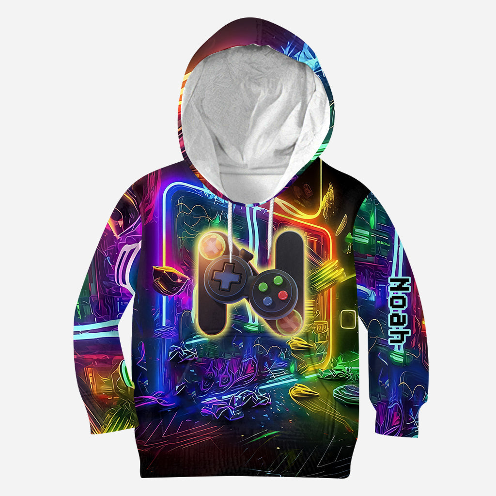 Gaming Alphabet - Personalized Kid All Over Shirt