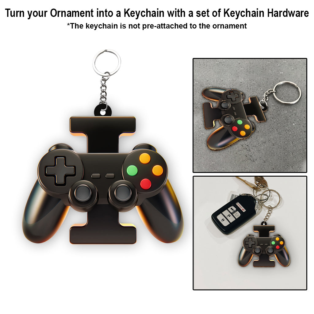 Gaming Alphabet - Personalized Kid Ornament