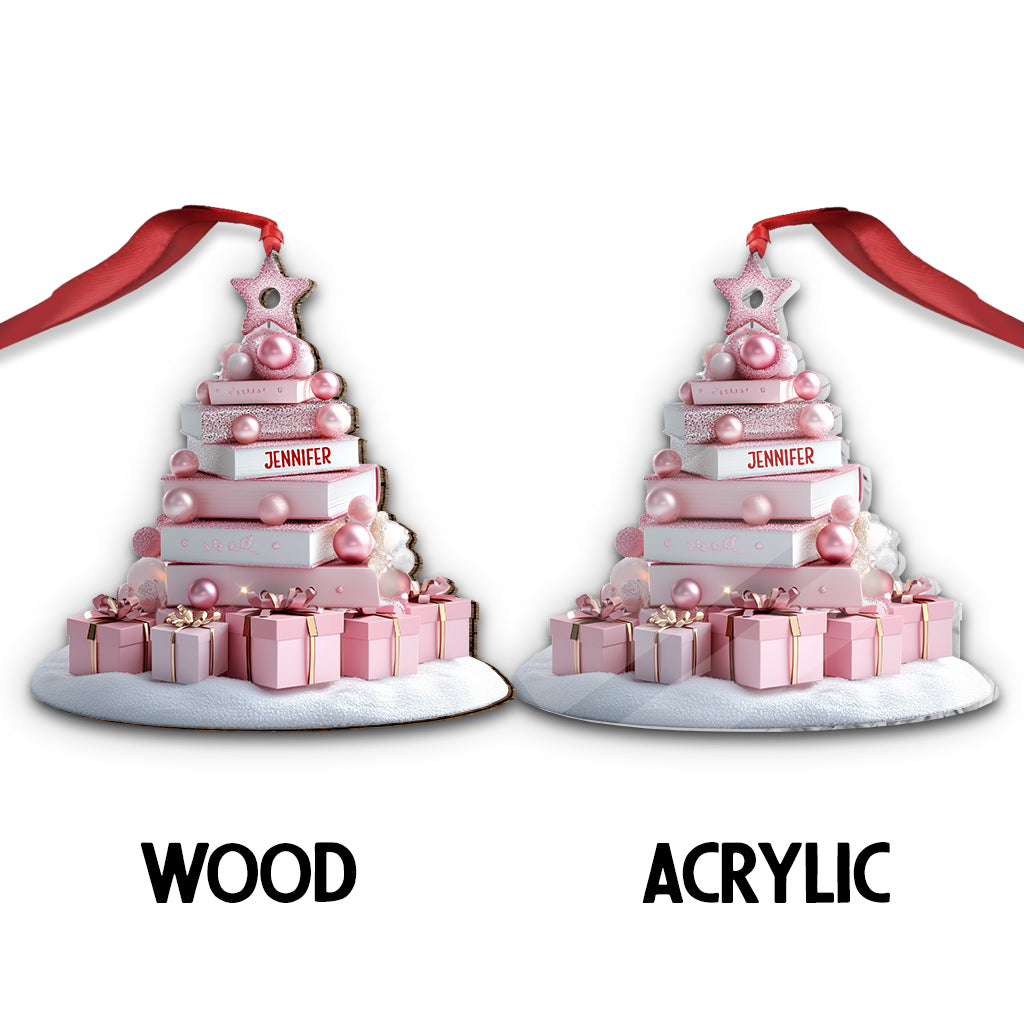 Bücher-Weihnachtsbaum – Personalisierter Buchschmuck