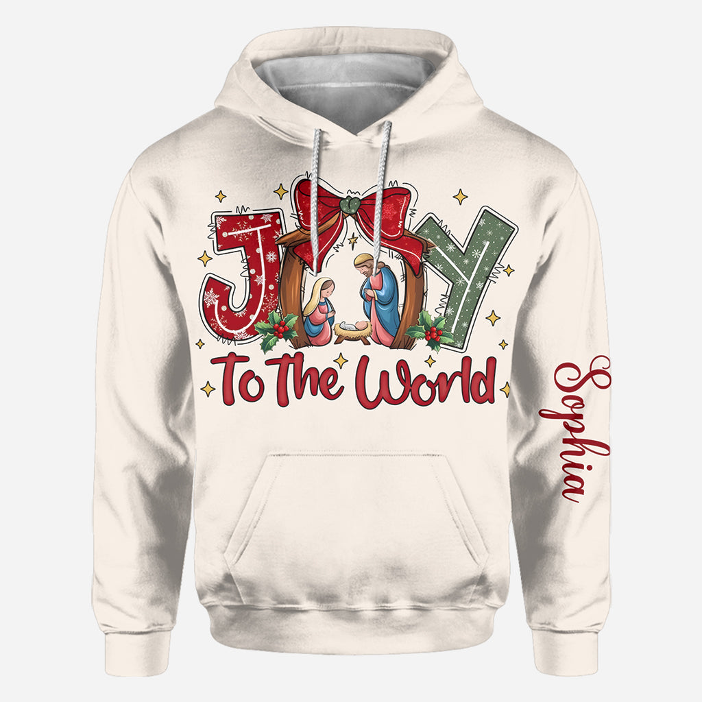 Joy Christmas - Personalized Christian All Over Shirt