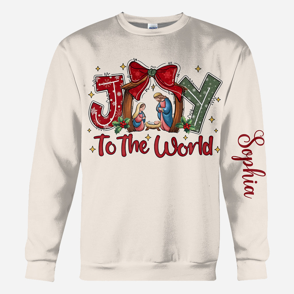 Joy Christmas - Personalized Christian All Over Shirt