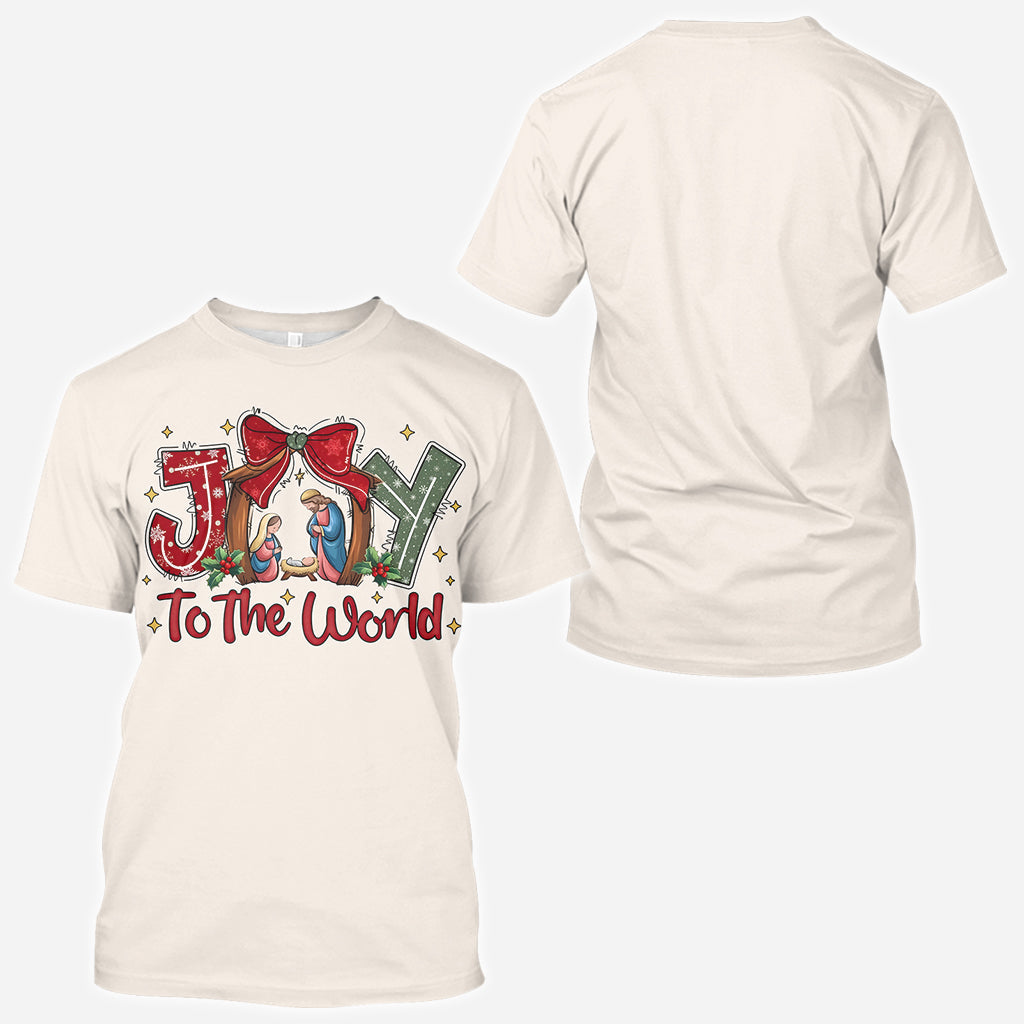 Joy Christmas - Personalized Christian All Over Shirt