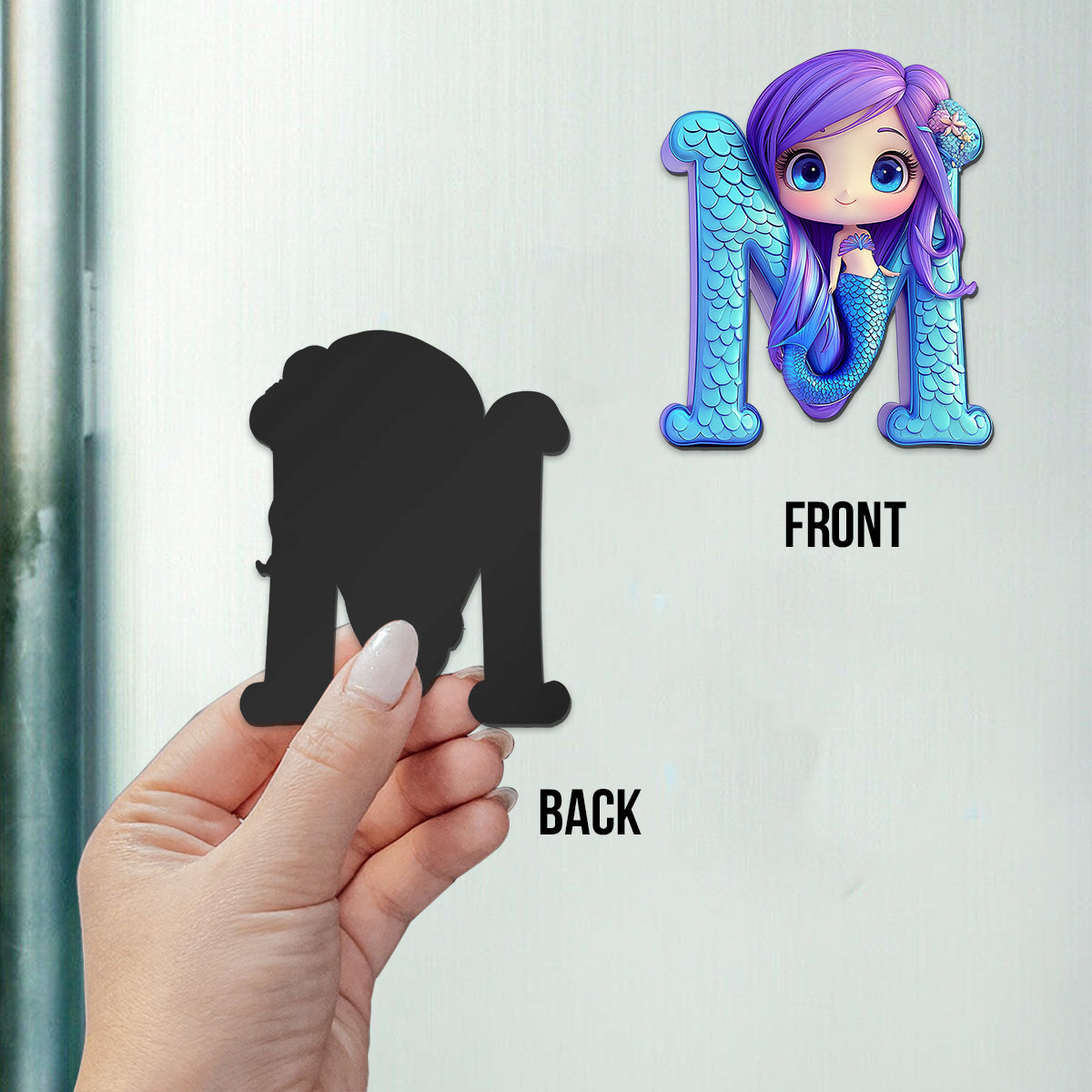 Einzigartige Buchstaben – personalisierter Kindermagnet