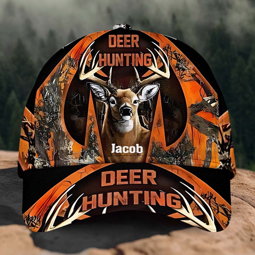 Awesome Deer - Personalized Hunting Classic Cap