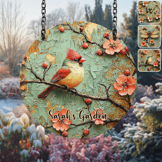 Vintage Soul – Personalisiertes Gartenschild aus Metall