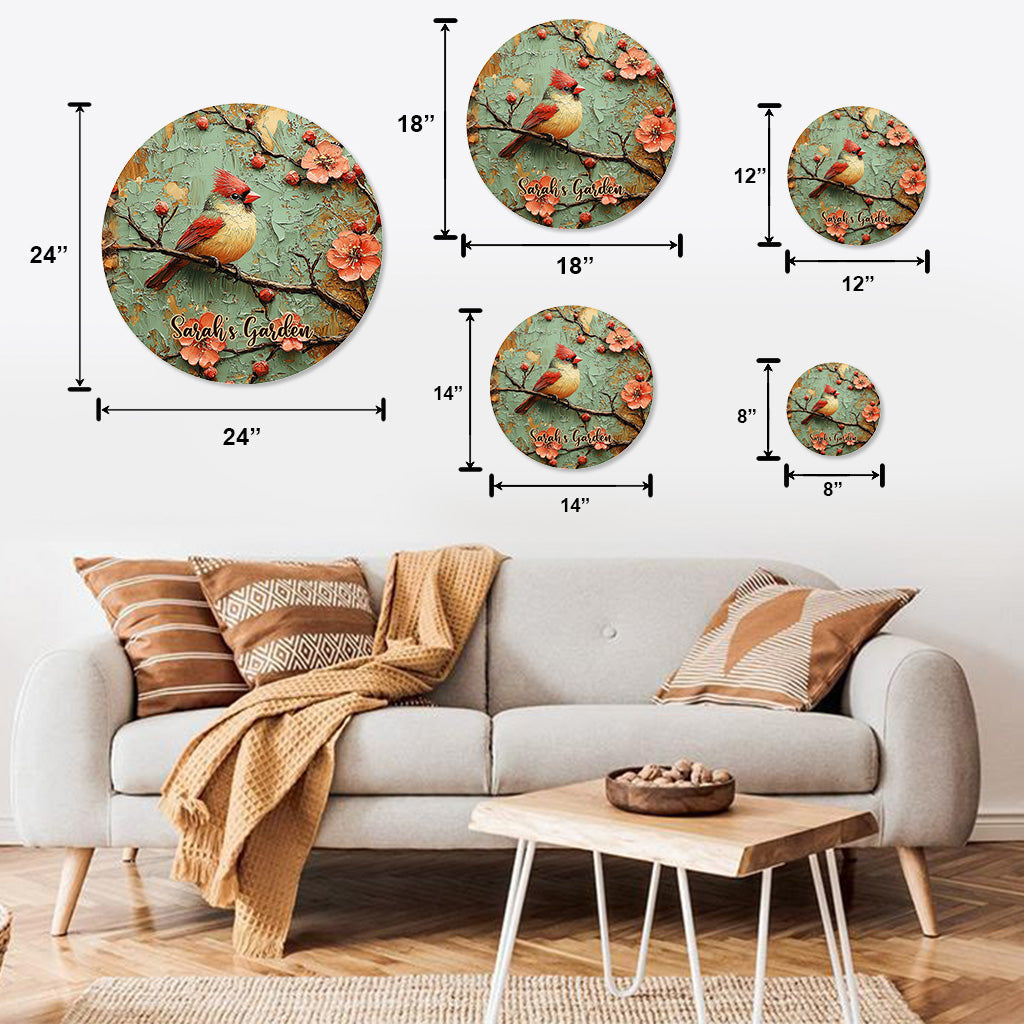 Vintage Soul – Personalisiertes Gartenschild aus Metall