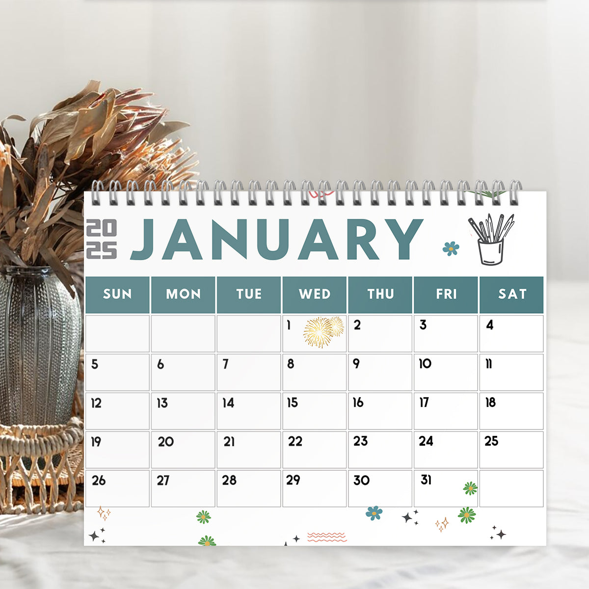 Ich strahle und glänze ohne Entschuldigung – personalisierter Wand- und Tischkalender für Kollegen