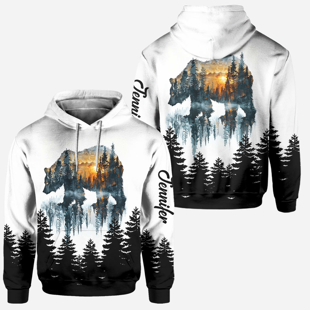 Awesome Bear - Personalized Camping Hoodie and Leggings