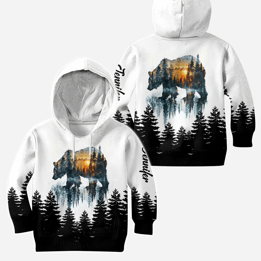 Awesome Bear - Personalized Camping Hoodie and Leggings