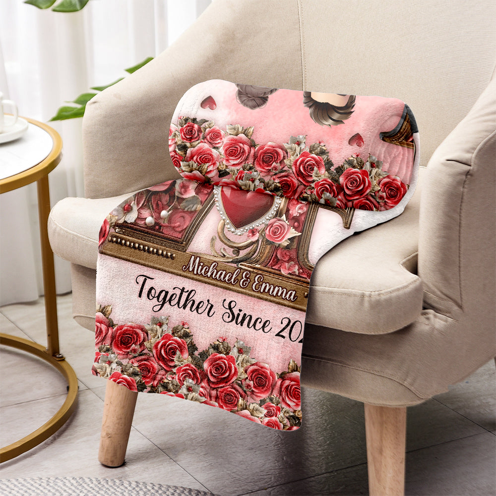 Ich liebe dich für immer – Personalisierte Pärchendecke