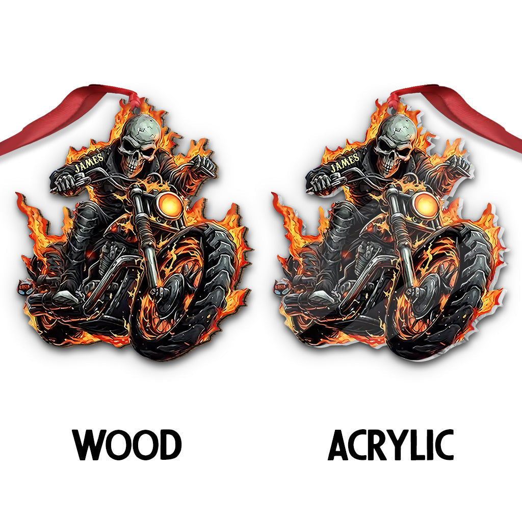 Awesome Biker - Personalized Biker Ornament