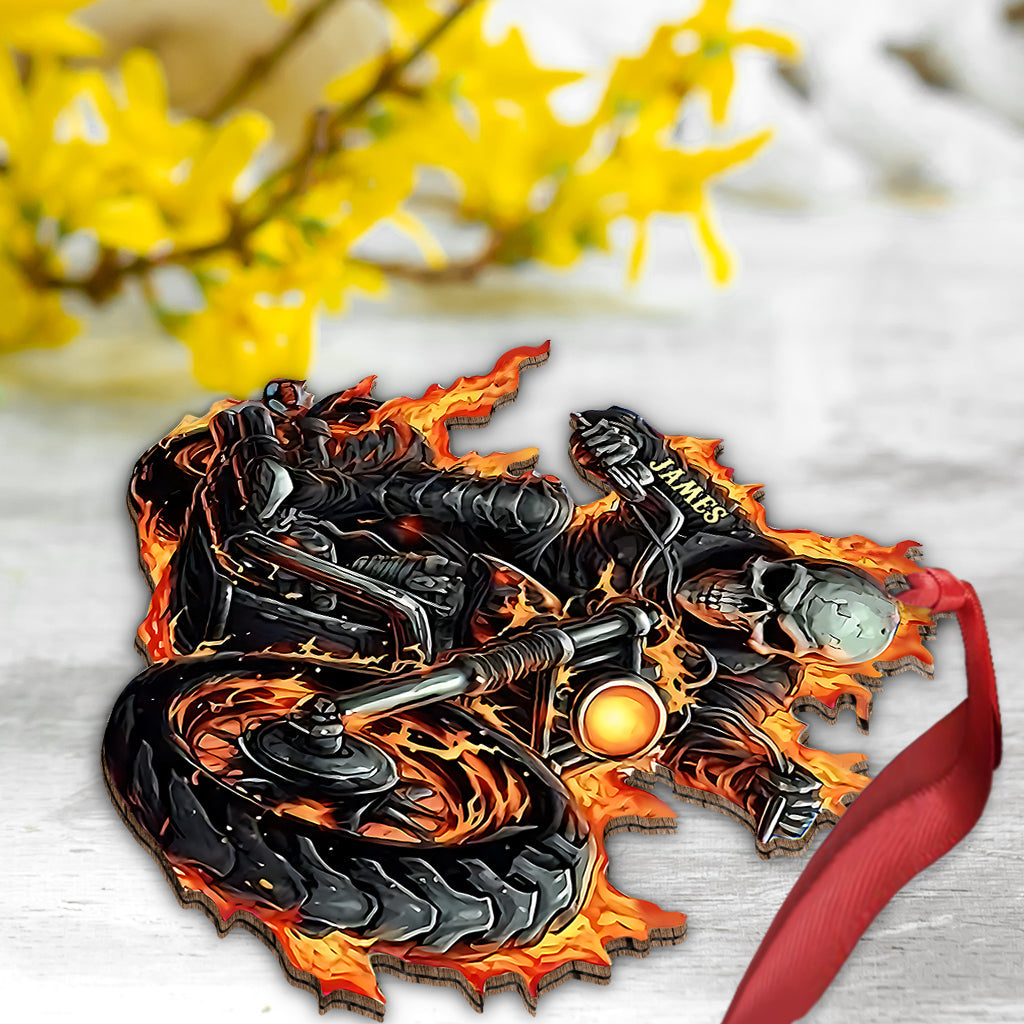 Awesome Biker - Personalized Biker Ornament