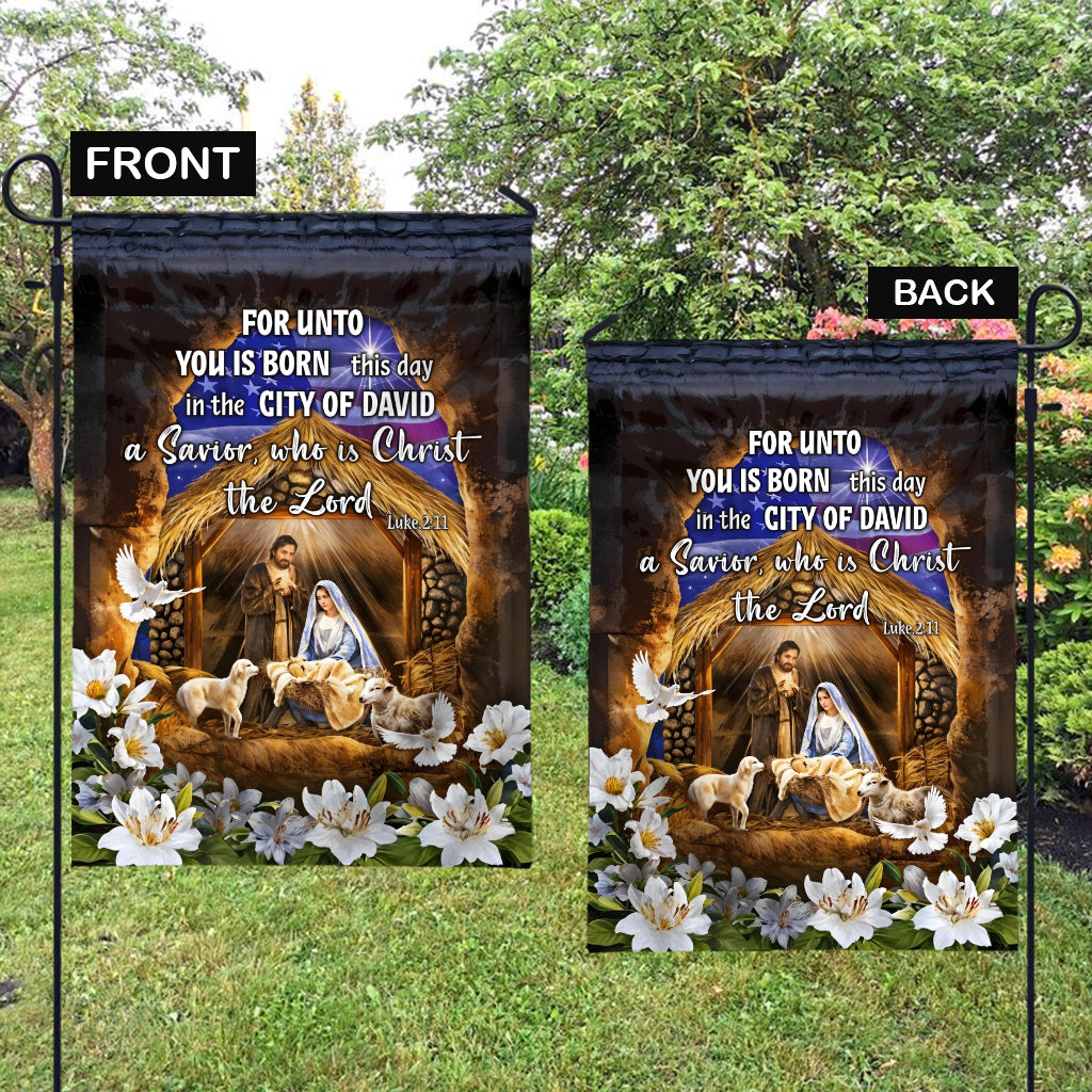 The Greatest Gift - Personalized Christian Garden Flag