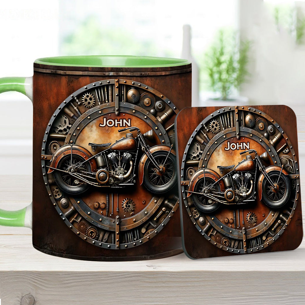 Awesome Bike - Personalized Biker Accent Mug