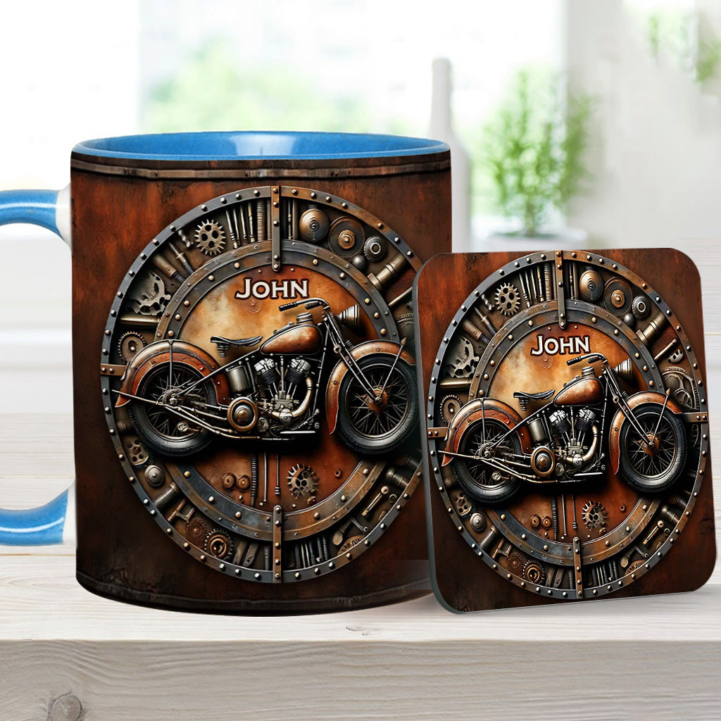Awesome Bike - Personalized Biker Accent Mug