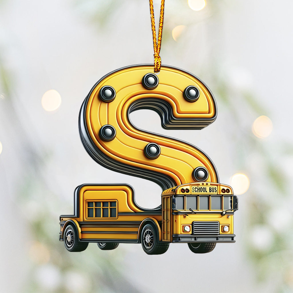 Schulbus-Brief – Personalisierter Kinderschmuck