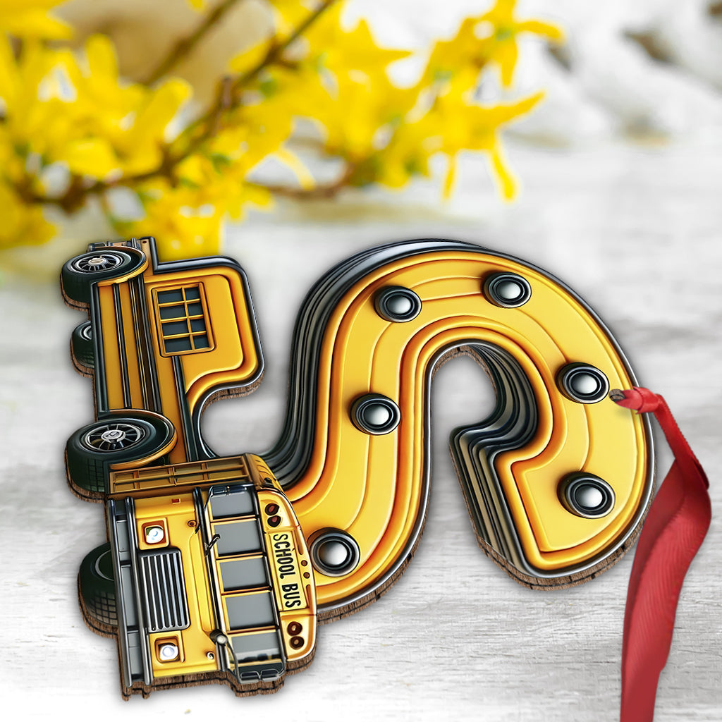 Schulbus-Brief – Personalisierter Kinderschmuck
