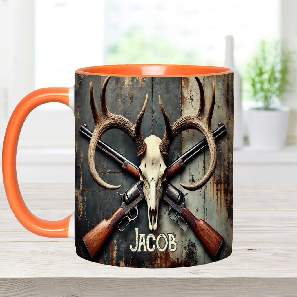 Liebe zur Jagd – Personalisierte Tasse mit Jagdmotiv