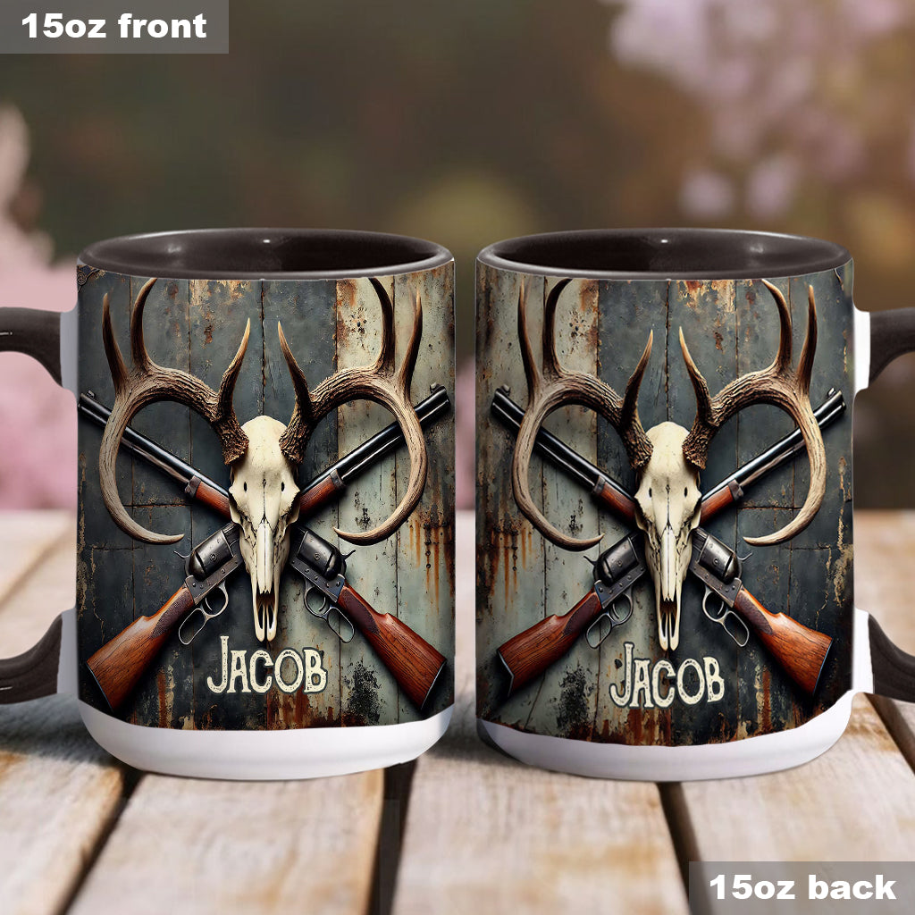 Liebe zur Jagd – Personalisierte Tasse mit Jagdmotiv