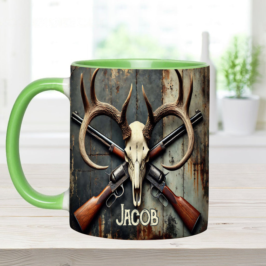 Liebe zur Jagd – Personalisierte Tasse mit Jagdmotiv