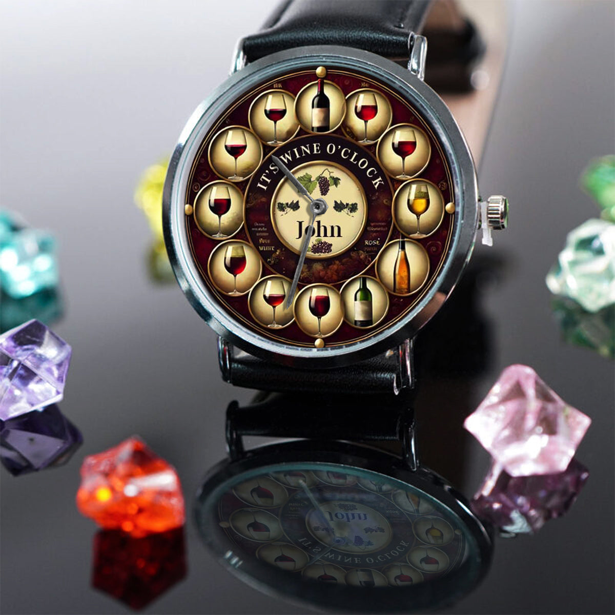 Es ist Weinzeit – personalisierte Weinzeigeruhr