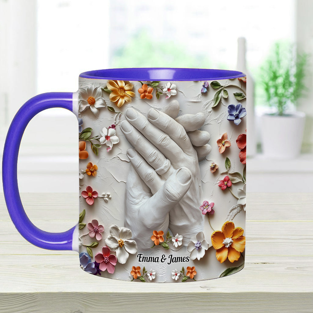 I Met You I Liked You - Personalized Couple Accent Mug