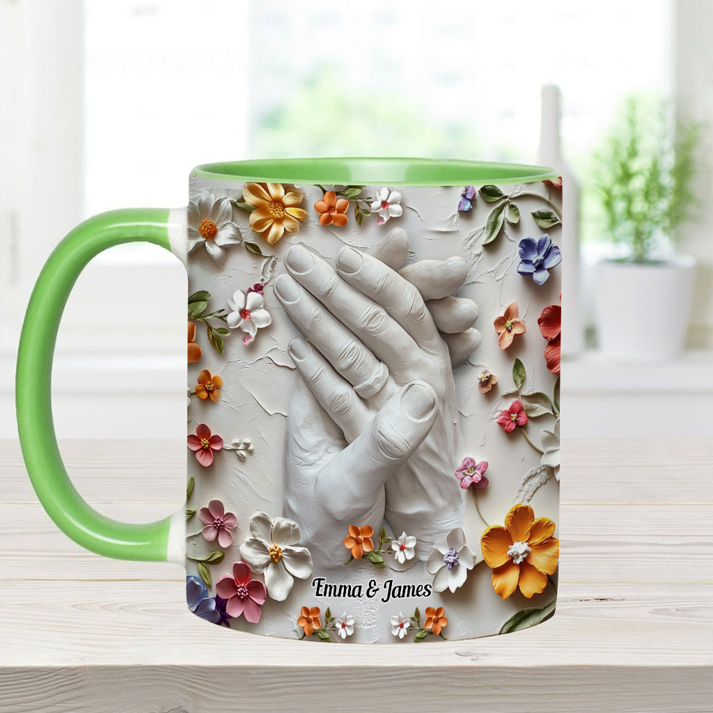 I Met You I Liked You - Personalized Couple Accent Mug