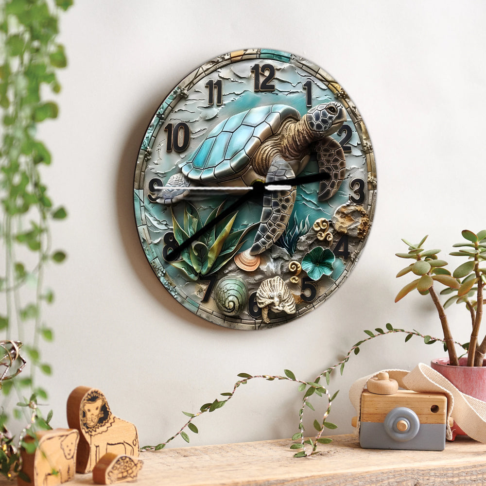 Love Turtles - Turtle Wall Clock