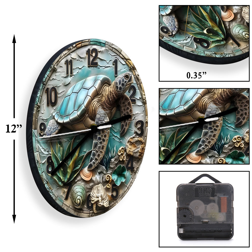 Love Turtles - Turtle Wall Clock