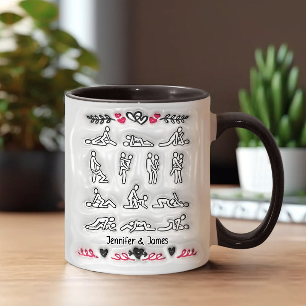Ich liebe dich jeden Tag – Personalisierte Tasse für Paare