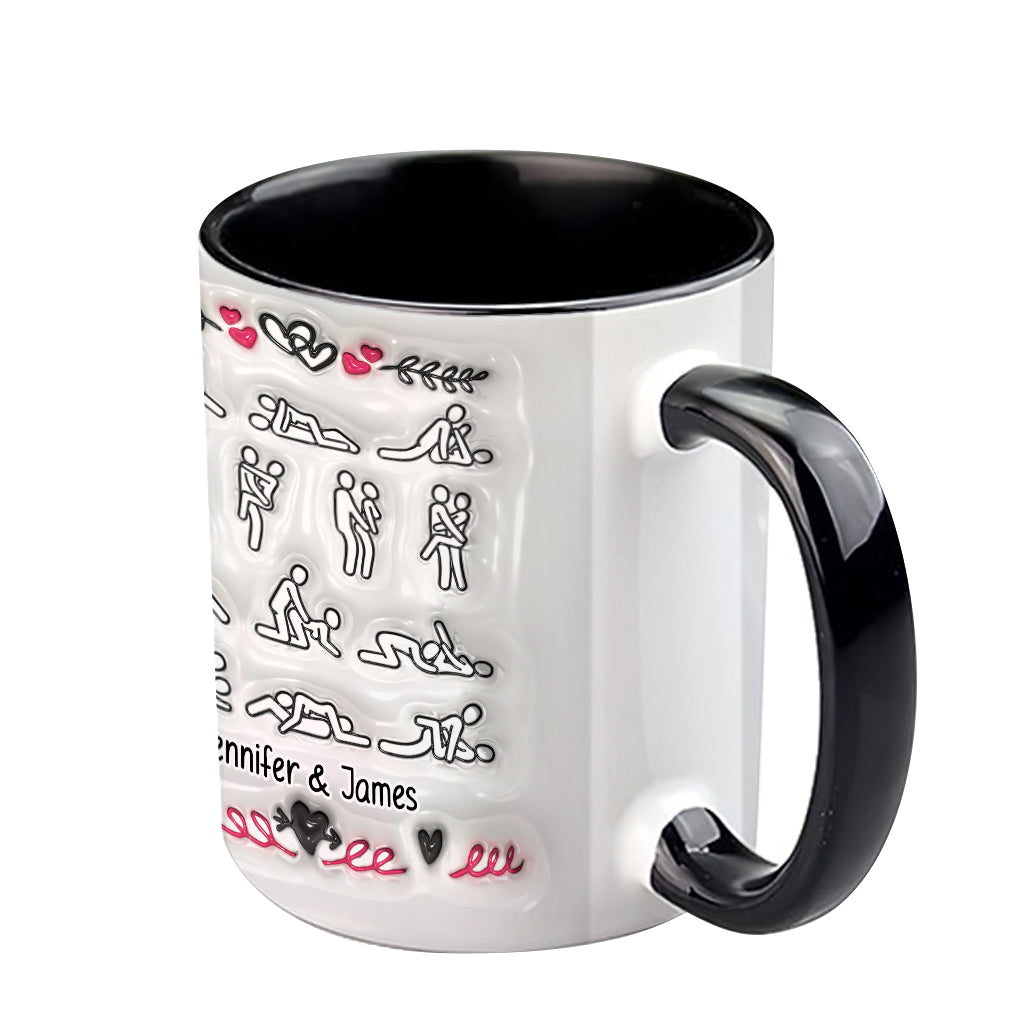Ich liebe dich jeden Tag – Personalisierte Tasse für Paare