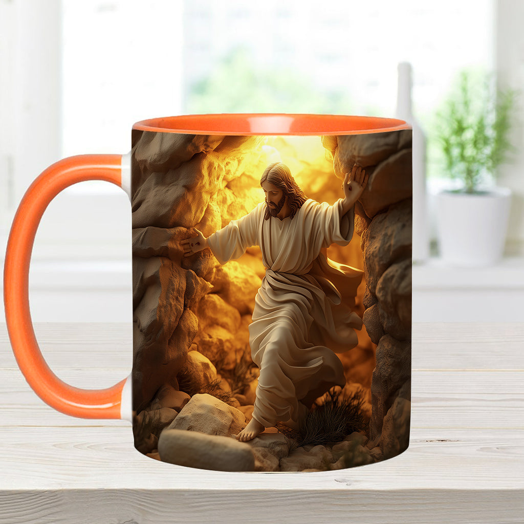 Er ist auferstanden – Personalisierte Tasse mit christlichem Akzent