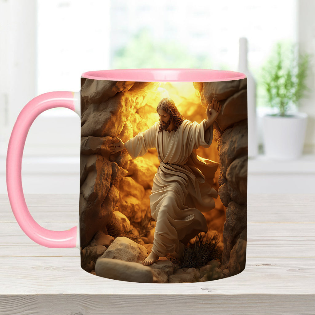 Er ist auferstanden – Personalisierte Tasse mit christlichem Akzent