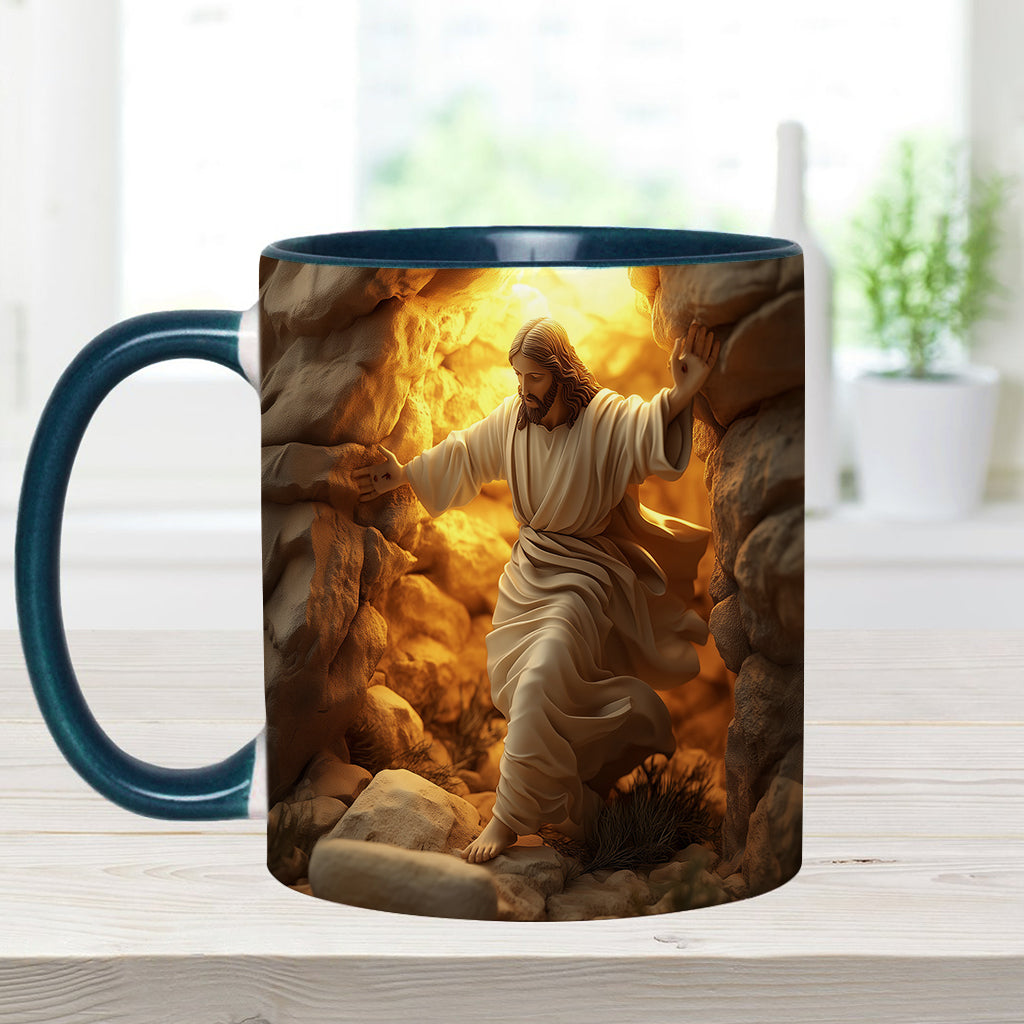 Er ist auferstanden – Personalisierte Tasse mit christlichem Akzent