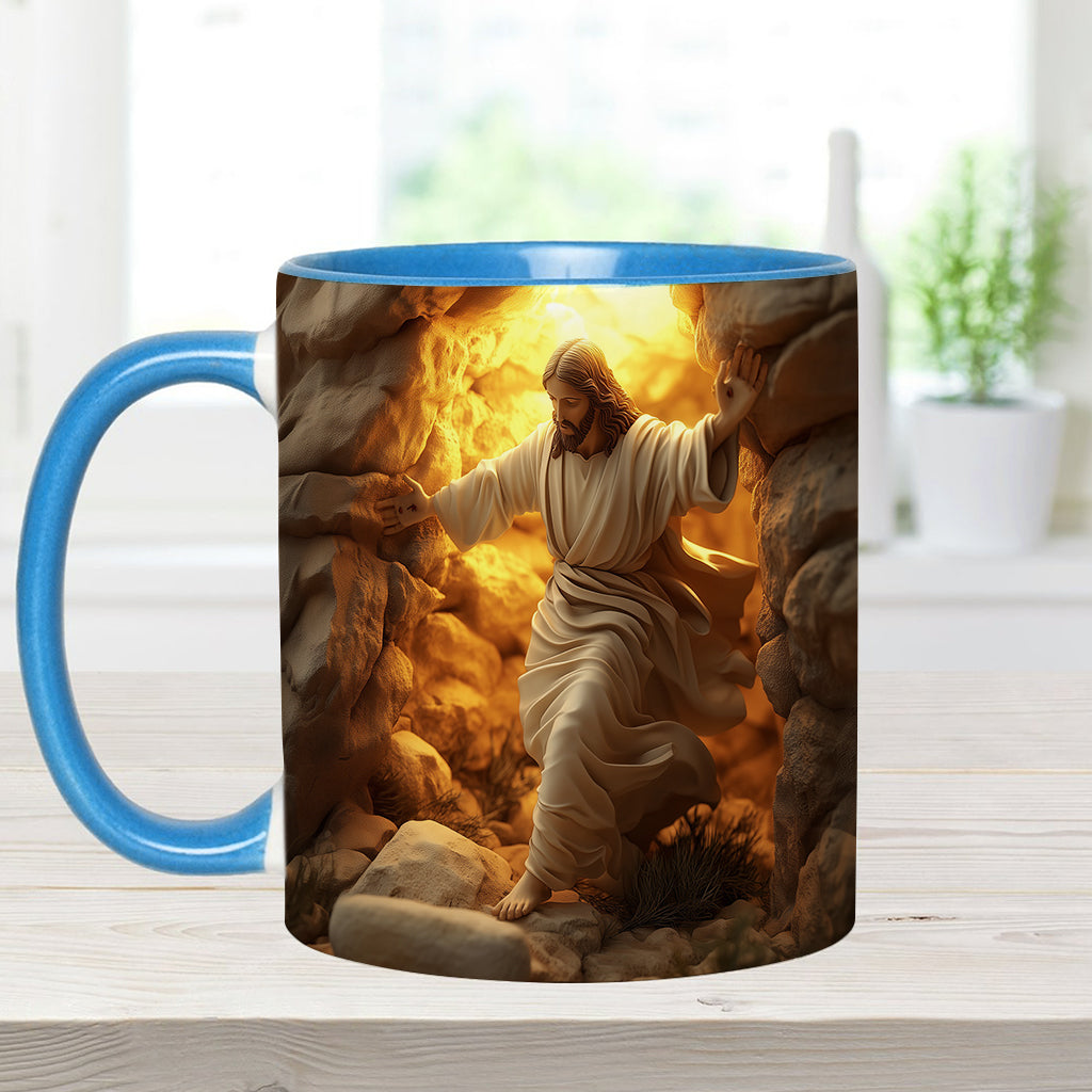 Er ist auferstanden – Personalisierte Tasse mit christlichem Akzent