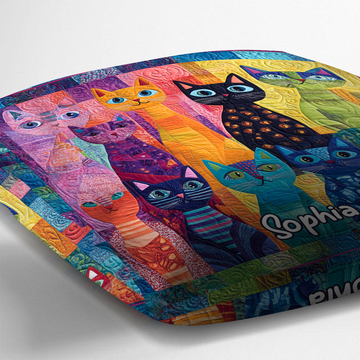 Katzenliebhaber-Kissen – Personalisiertes Katzen-Dekokissen