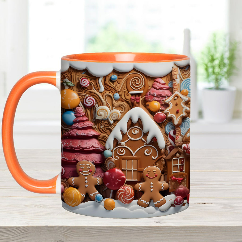 Christmas Movie Watching Mug Ginger Bread - Personalized Family Accent Mug