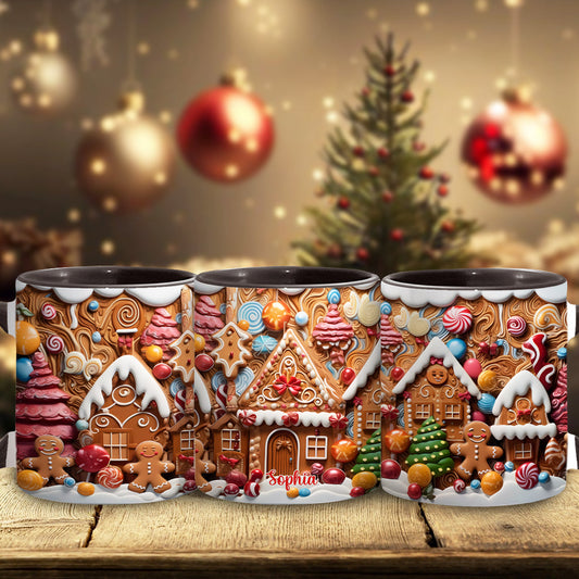 Weihnachtsfilm-Tasse Lebkuchen - Personalisierte Familien-Tasse