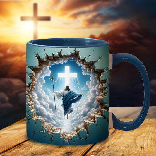 Jesus im Himmel – Tasse mit christlichem Akzent
