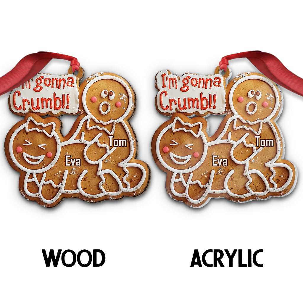 I'm Gonna Crumb! - Personalized Couple Ornament