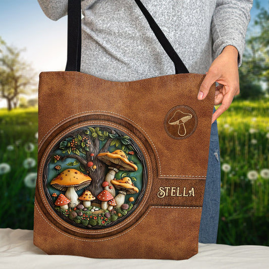 Mushroom Garden - Personalized Mushroom Tote Bag