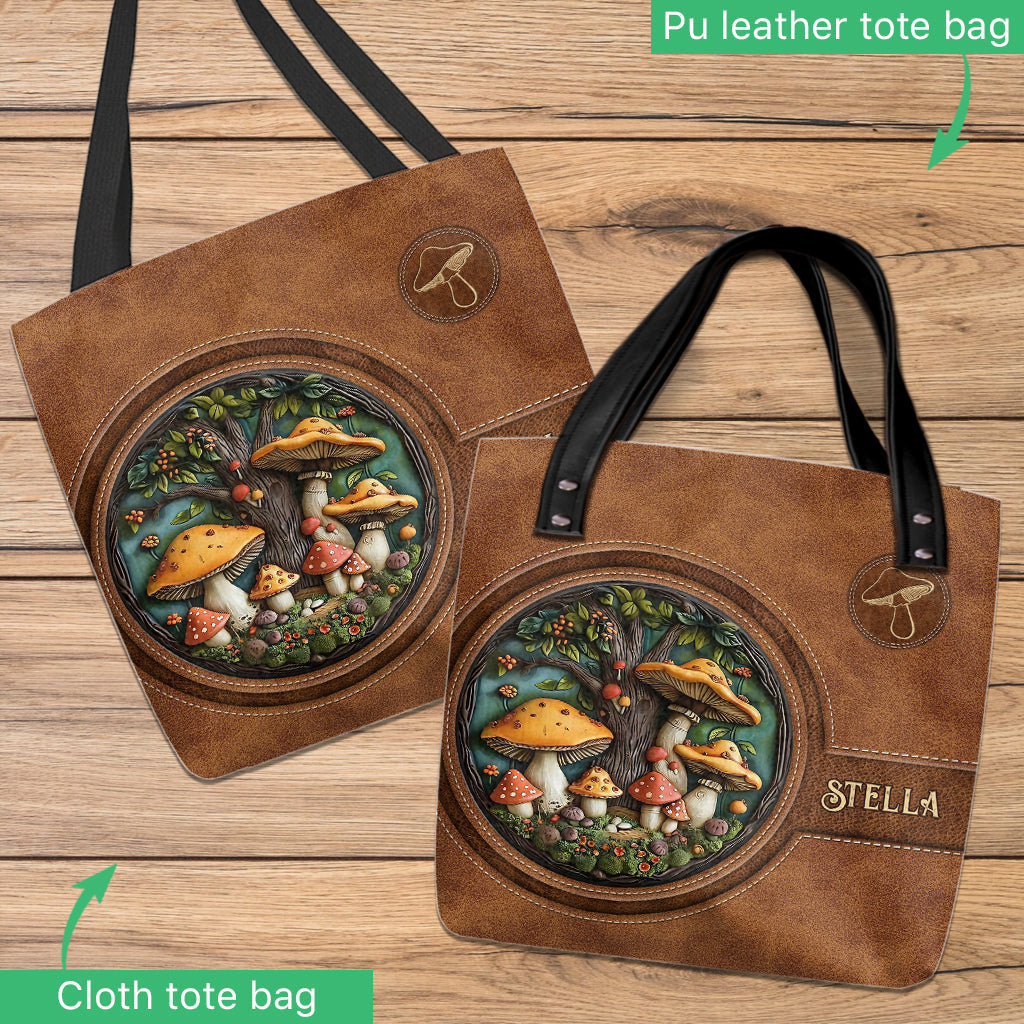Pilzgarten – Personalisierte Pilz-Tragetasche
