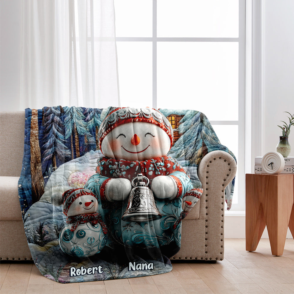 Frohe Weihnachten – Personalisierte Oma-Decke