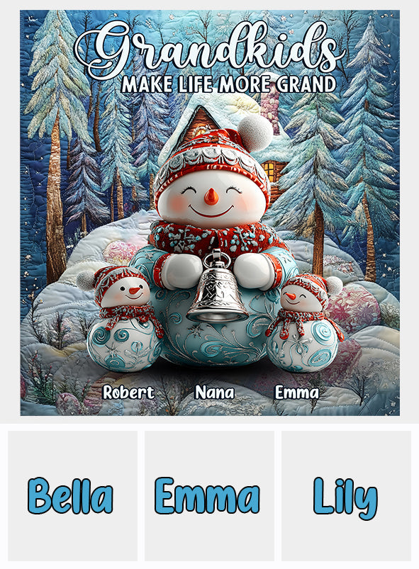 Frohe Weihnachten – Personalisierte Oma-Decke