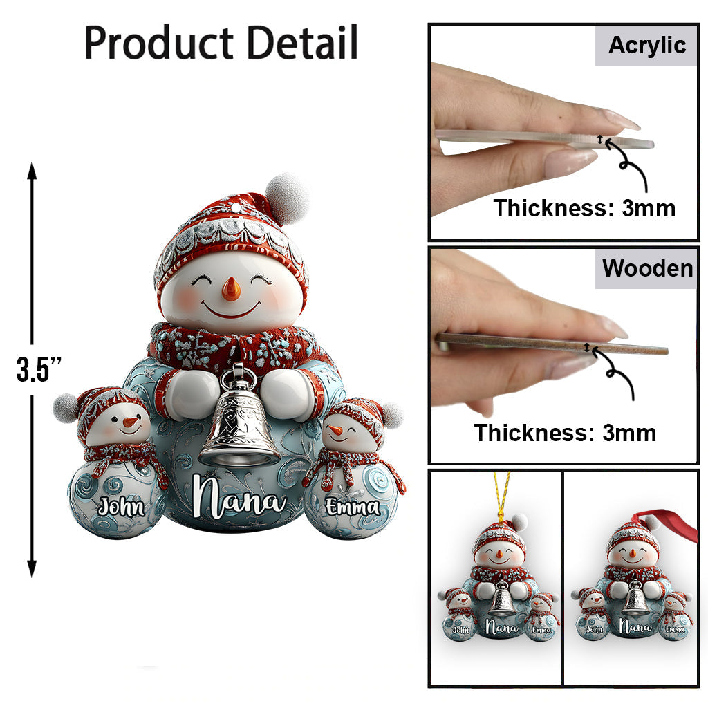 Frohe Weihnachten – Personalisierter Familienschmuck