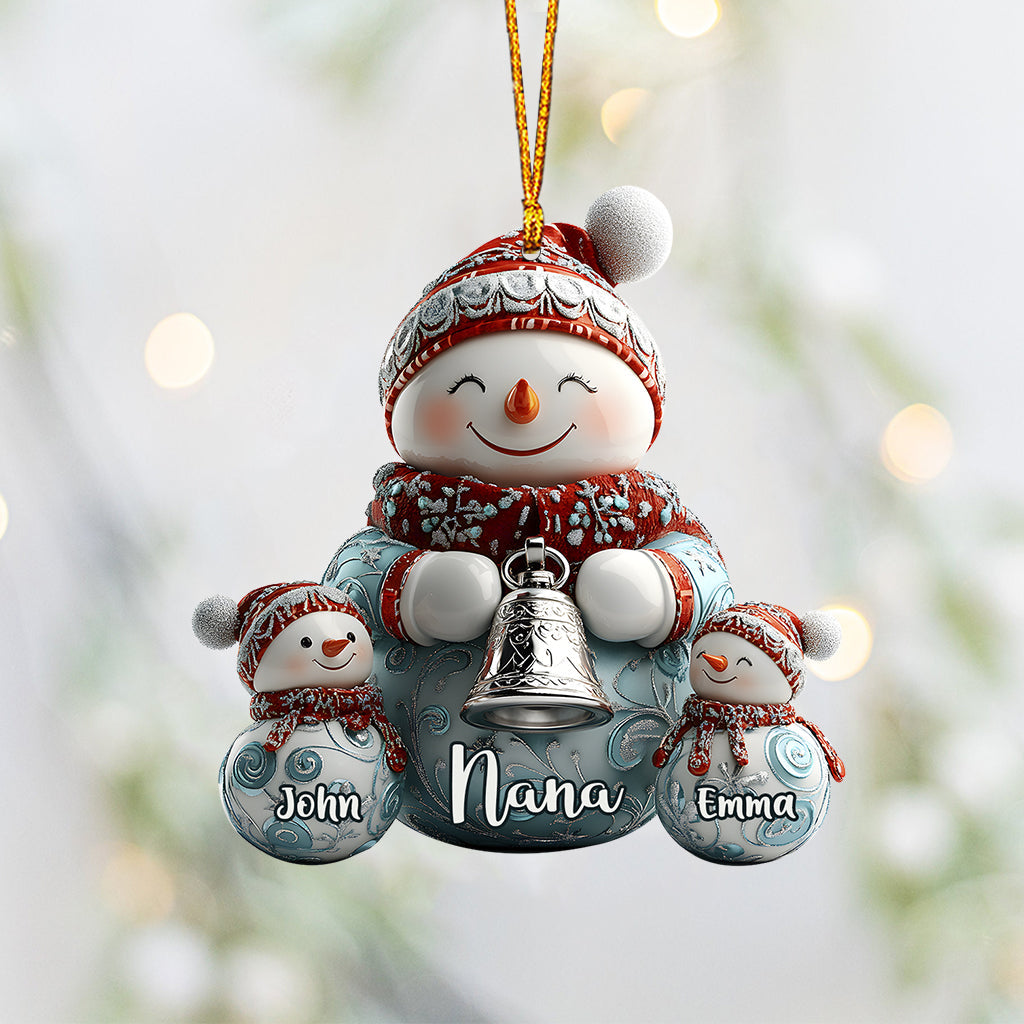Frohe Weihnachten – Personalisierter Familienschmuck