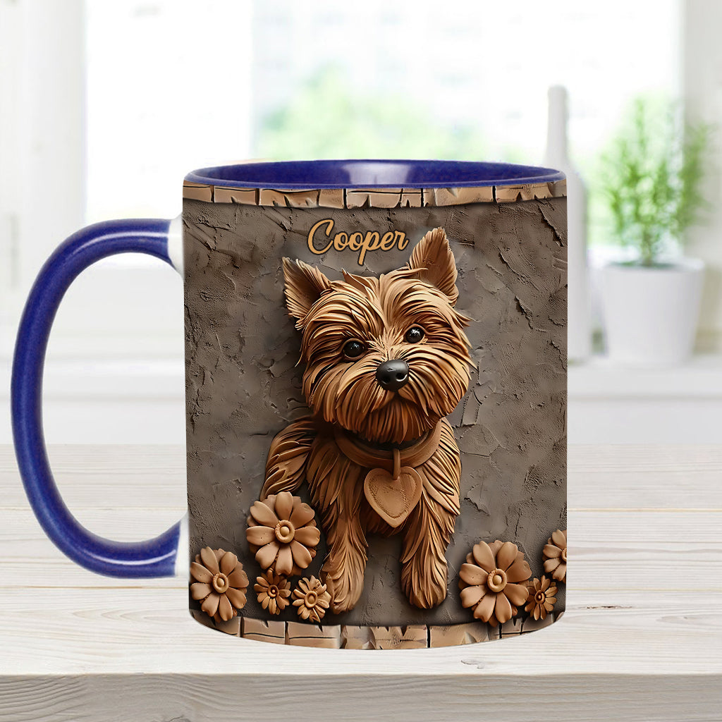 Niedlicher Yorkshire Terrier - Personalisierte Tasse mit Hundemotiv