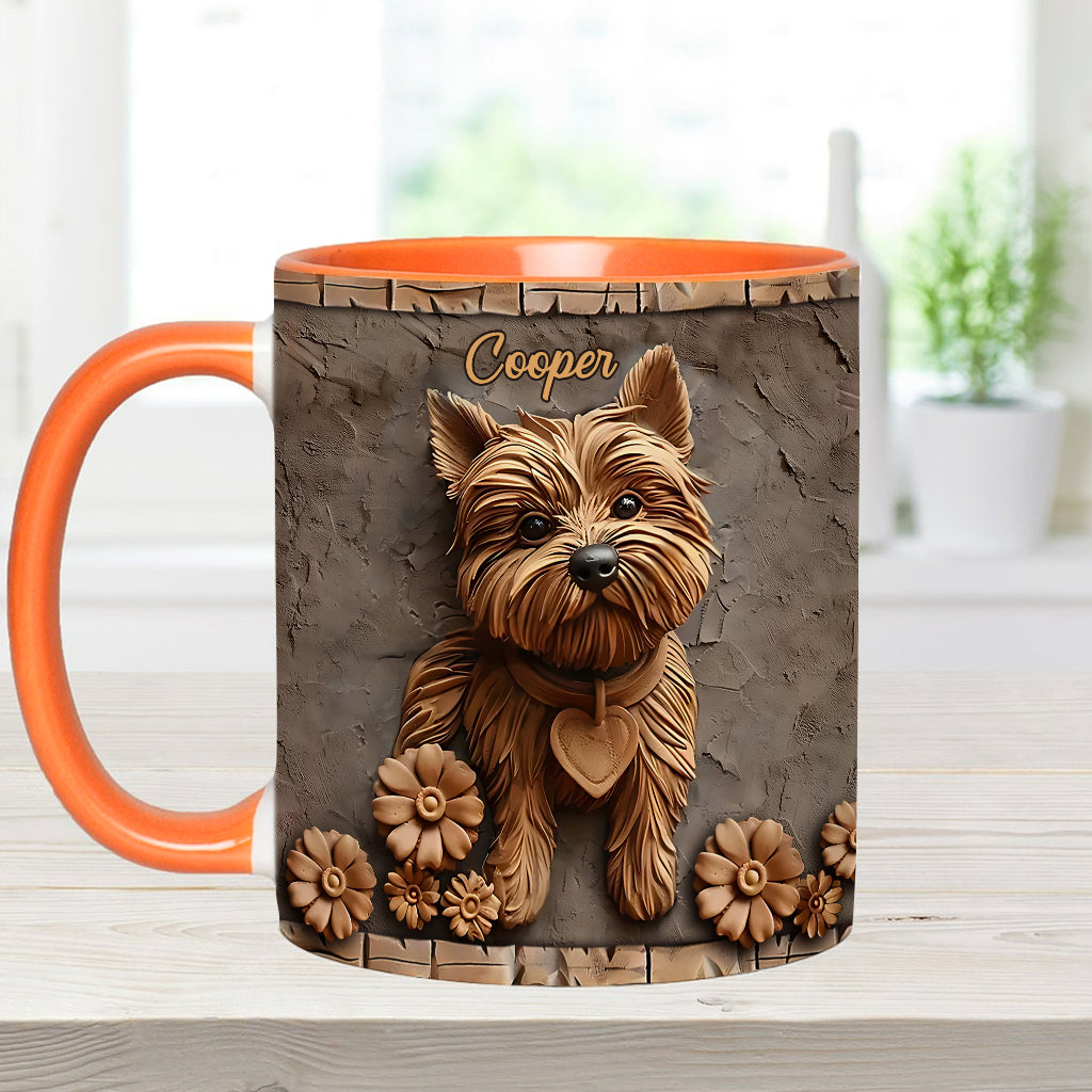 Niedlicher Yorkshire Terrier - Personalisierte Tasse mit Hundemotiv
