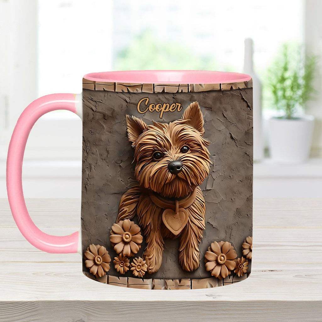 Niedlicher Yorkshire Terrier - Personalisierte Tasse mit Hundemotiv