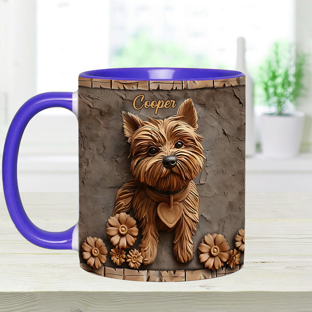 Niedlicher Yorkshire Terrier - Personalisierte Tasse mit Hundemotiv
